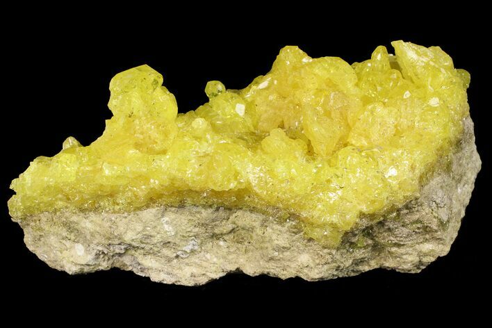 Sulfur Crystals on Matrix - Bolivia #66295